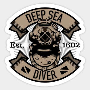 Deep Sea Diver Sticker